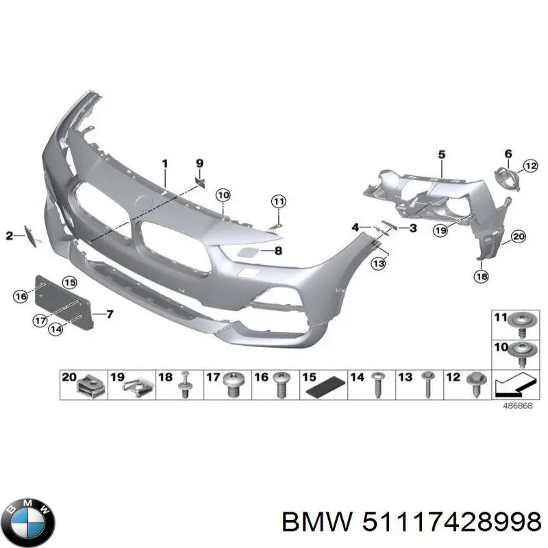 Compre 51117428998 BMW 