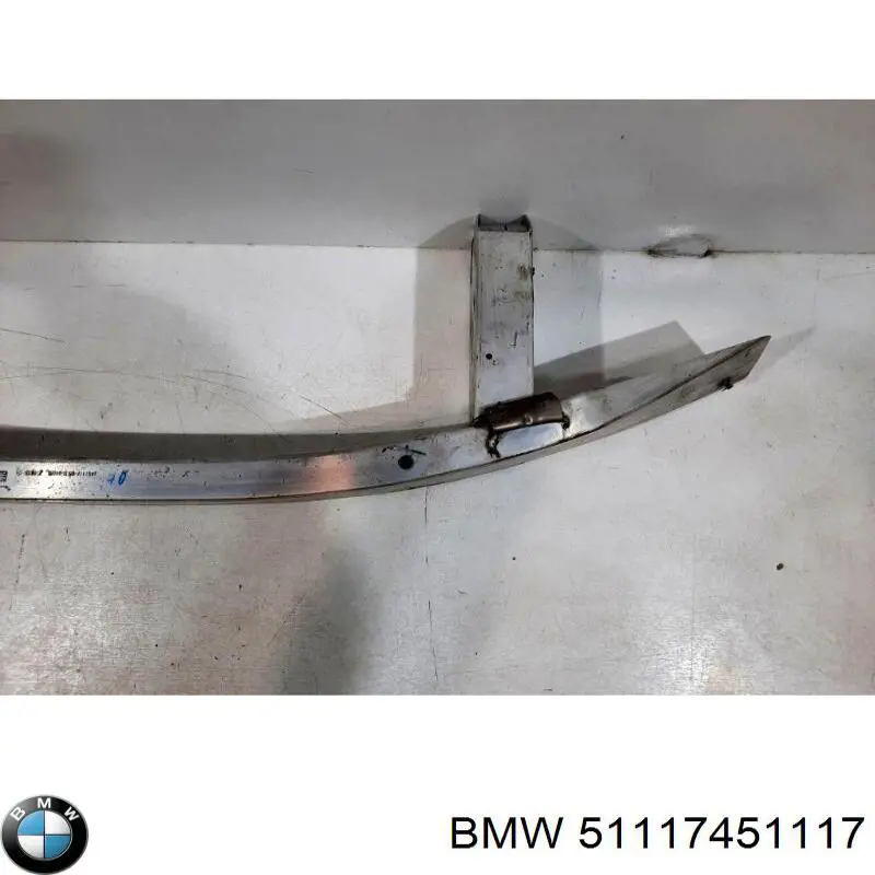 51117451117 BMW Reforçador do pára-choque dianteiro