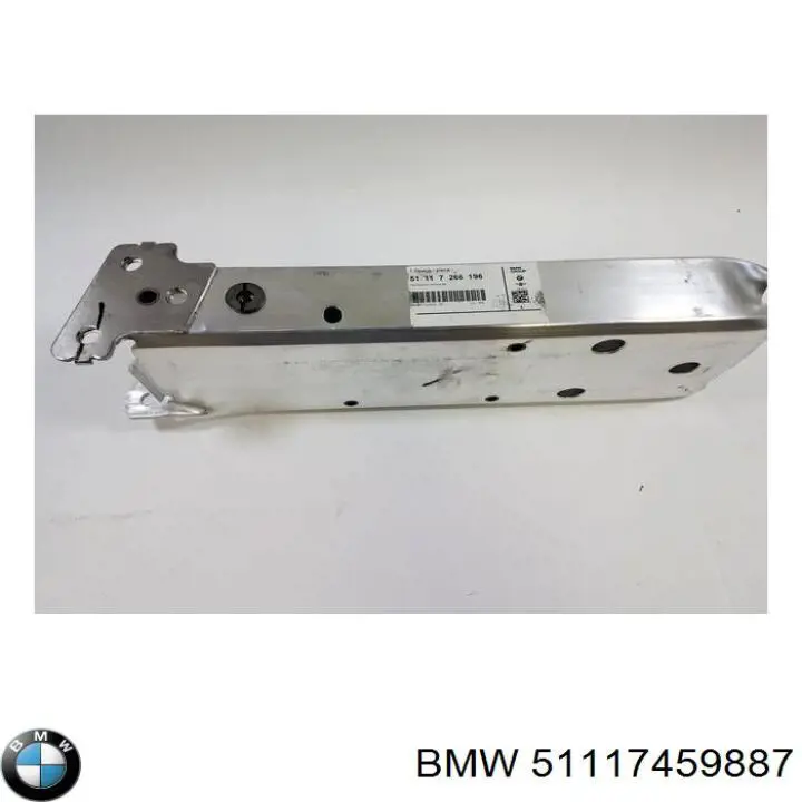 51117459887 BMW Consola de reforçador do pára-choque dianteiro