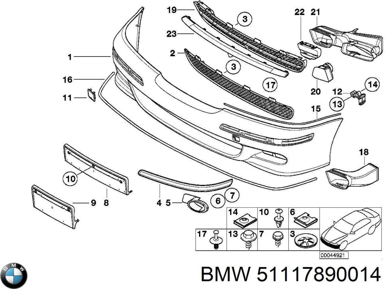  BMW 51117890014 preço, a partir de 70,91 USD