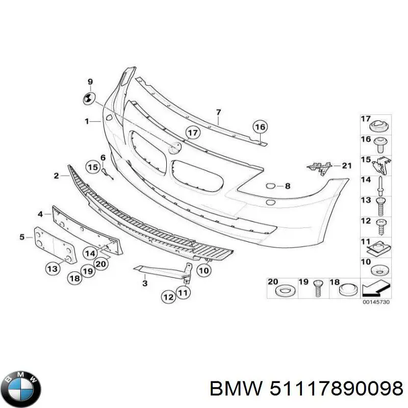 Compre 51117890098 BMW 