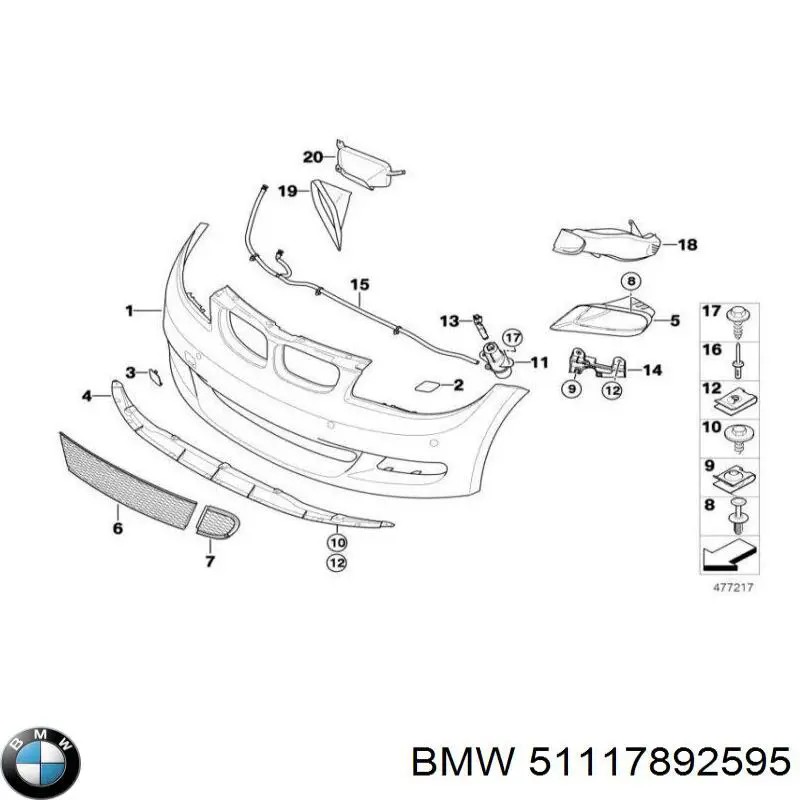 Compre 51117892595 BMW 