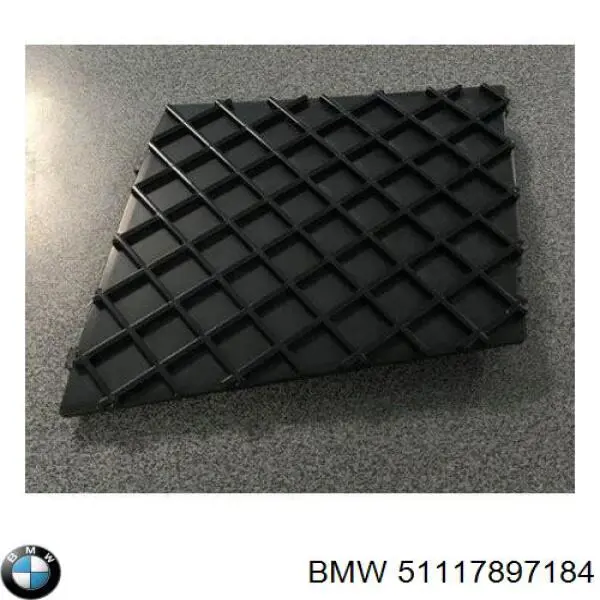 51117897184 BMW Grelha direita do pára-choque dianteiro