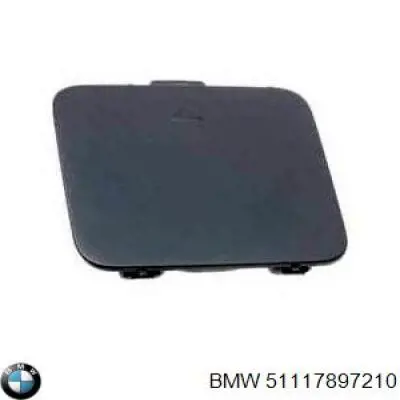 51117897210 BMW Tampão dianteiro direito do pára-choque do gancho de reboque
