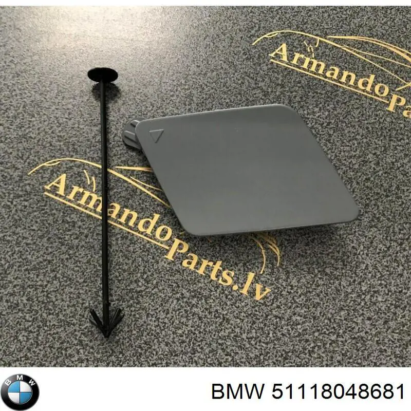 Compre 51118048681 BMW Tampão dianteira do pára-choque do gancho de reboque
