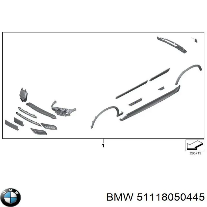  BMW 51118050445 preço, a partir de 71,43 USD