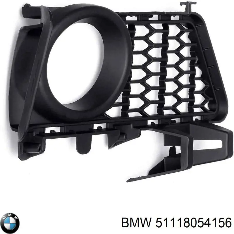 Tampão (grelha) das luzes de nevoeiro do pára-choque dianteiro direito BMW 51118054156 preço, a partir de 21,75 USD