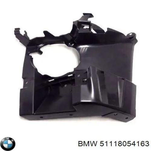 51118054163 BMW Consola do pára-choque dianteiro esquerdo