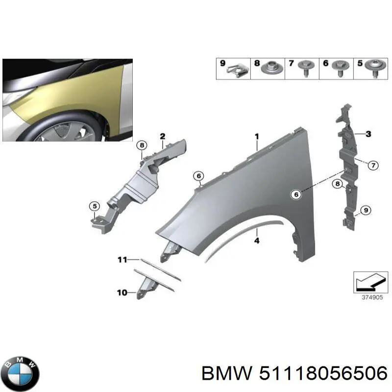  BMW 51118056506 preço, a partir de 79,72 USD