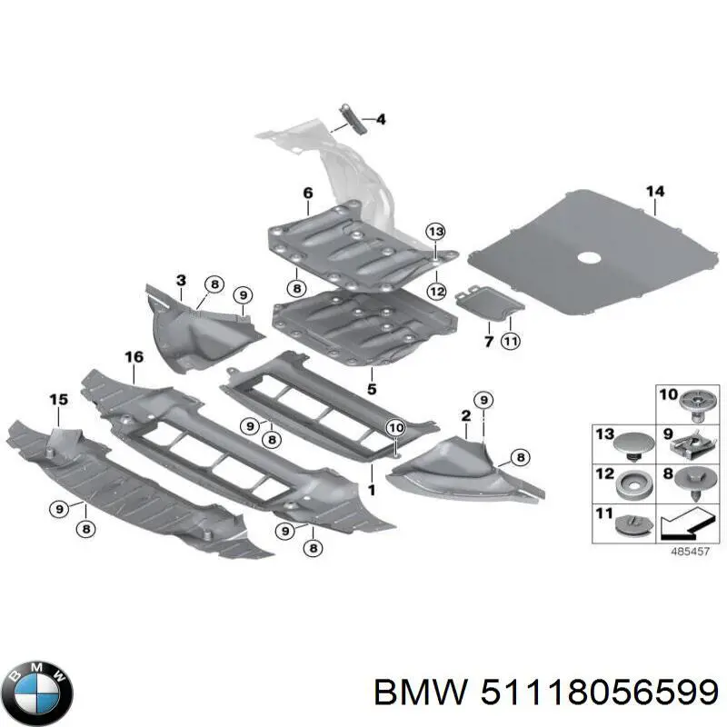  BMW 51118056599 preço, a partir de 75,50 USD