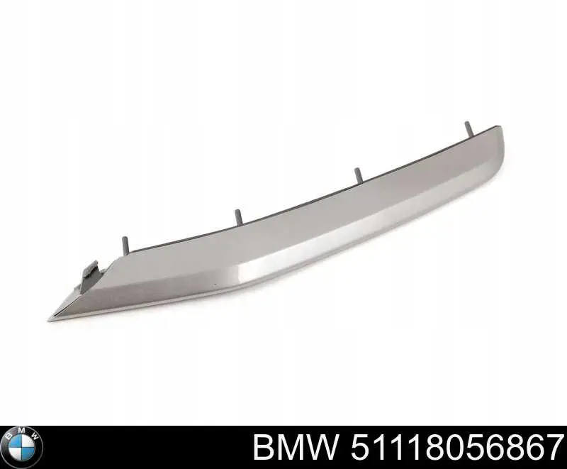 Moldura esquerda de grelha do pára-choque dianteiro BMW 51118056867 preço, a partir de 163,48 USD
