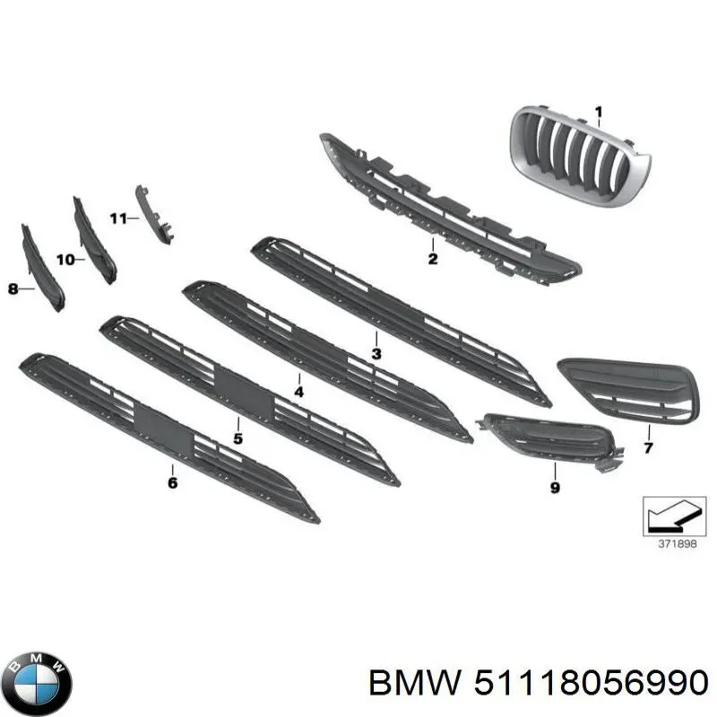 Consola dianteira lateral de sensor de estacionamento BMW 51118056990 preço, a partir de 34,29 USD