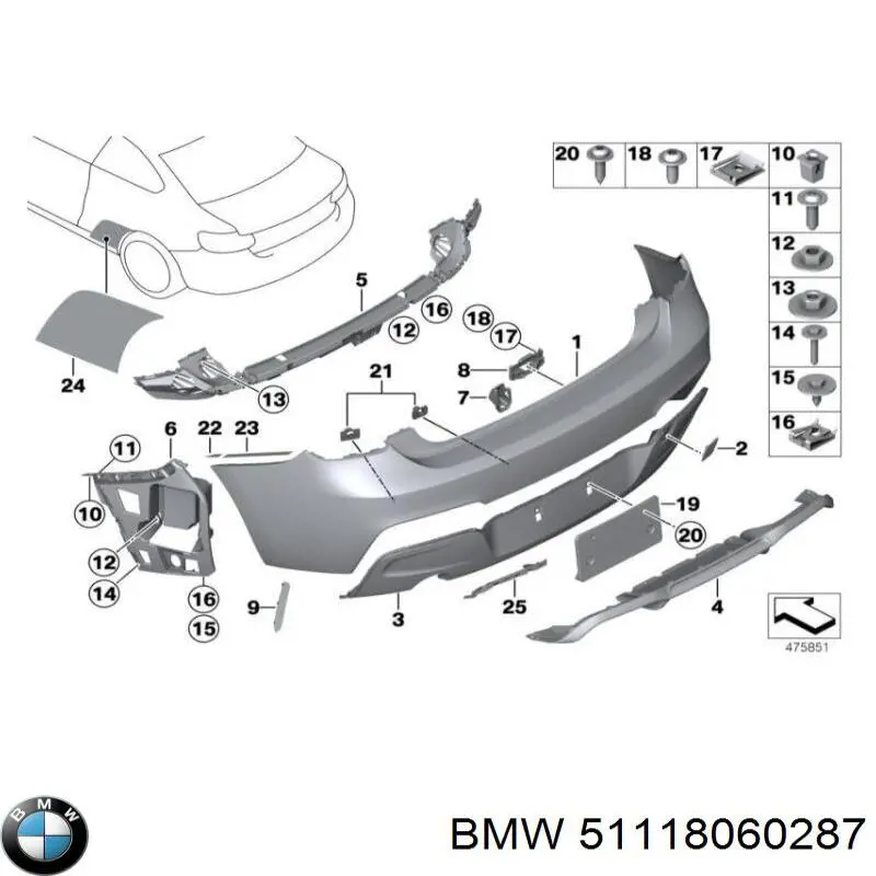 Compre 51118060287 BMW 