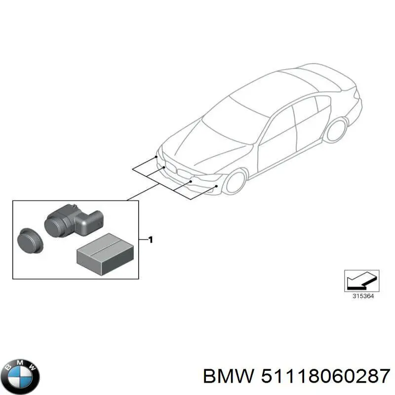 51118060287 BMW 