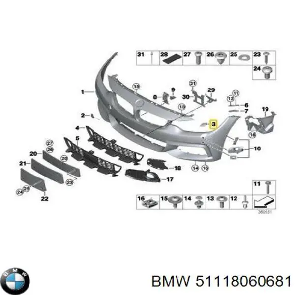Placa sobreposta do injetor de fluido para lavador da luz dianteira BMW 51118060681 preço, a partir de 29,28 USD