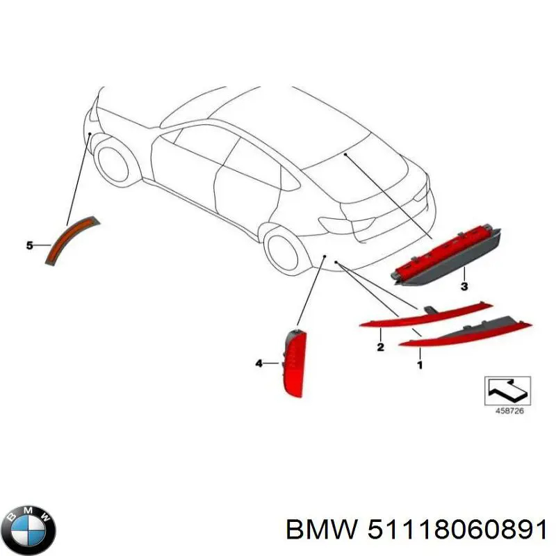  BMW 51118060891 preço, a partir de 110,81 USD