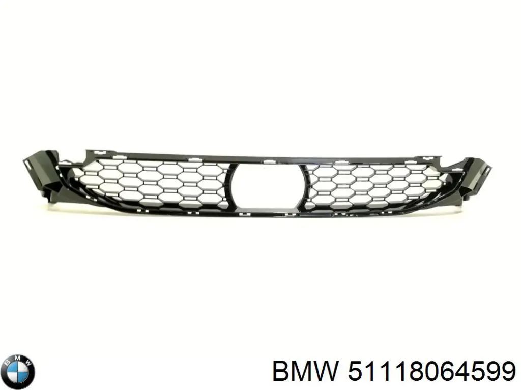 51118064599 BMW Grelha central do pára-choque dianteiro