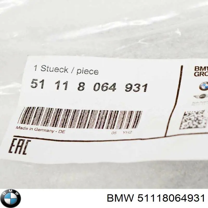 Grelha central do pára-choque dianteiro BMW 51118064931 preço, a partir de 30,43 USD