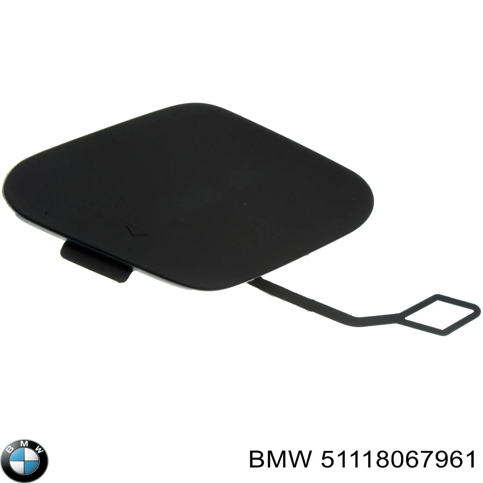 Compre 51118067961 BMW Tampão dianteira do pára-choque do gancho de reboque