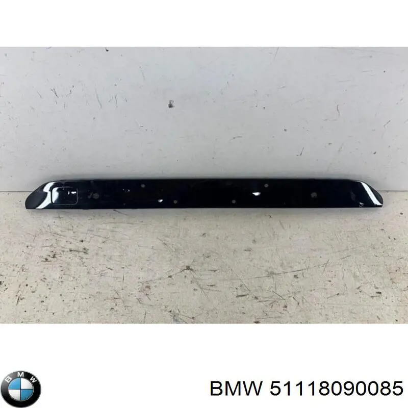 51118090085 BMW Placa sobreposta do pára-choque dianteiro