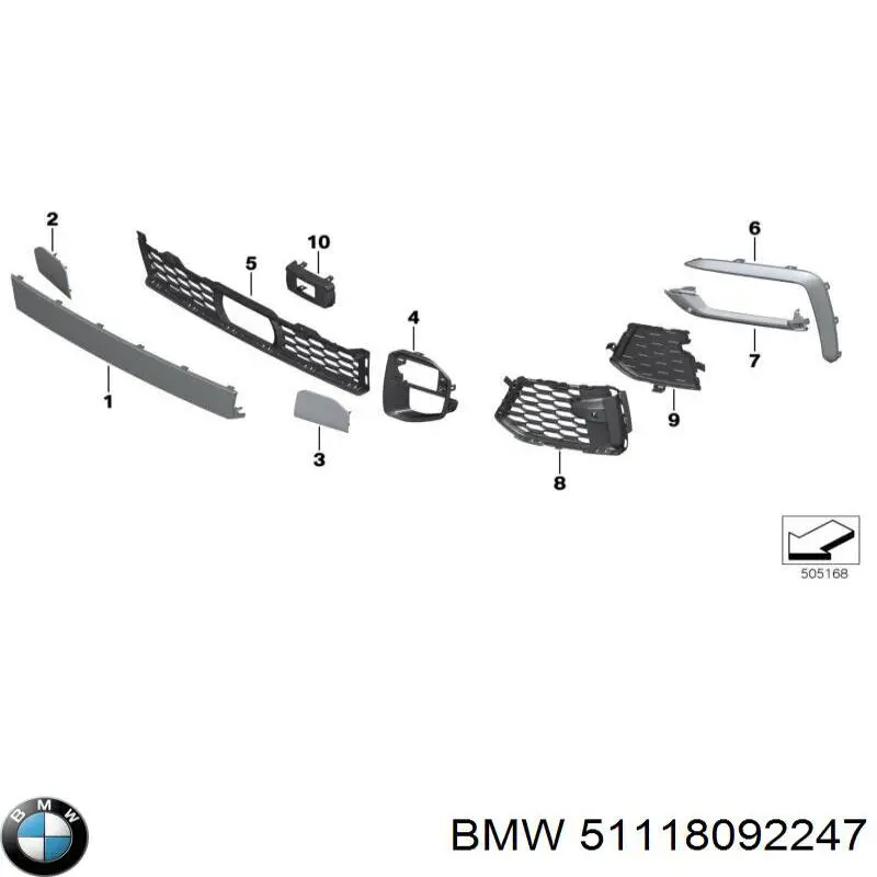  BMW 51118092247 preço, a partir de 87,28 USD