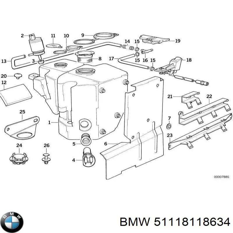  BMW 51118118634 preço, a partir de 10,76 USD