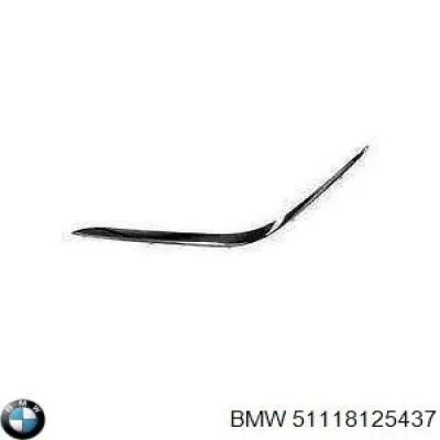 Compre 51118125437 BMW Placa sobreposta esquerda do pára-choque dianteiro