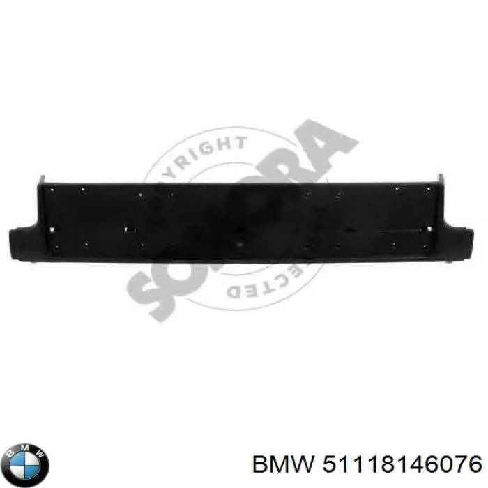 Compre 51118146076 BMW Painel de fixação de matrícula dianteira