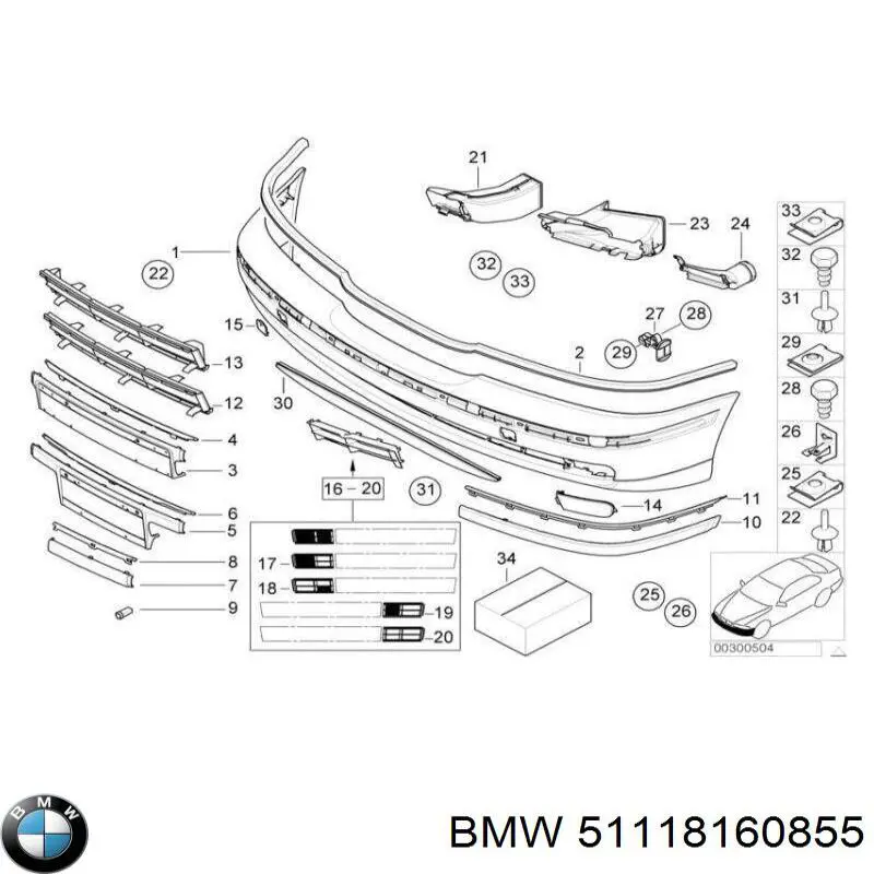  BMW 51118160855 preço, a partir de 57,42 USD