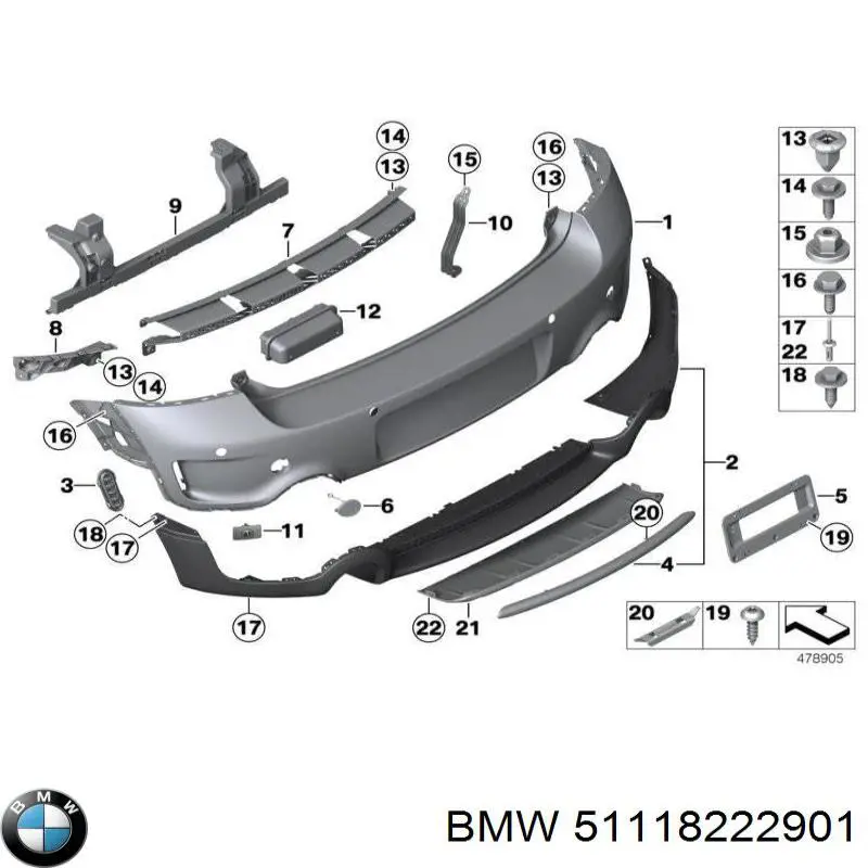 Compre 51118222901 BMW 