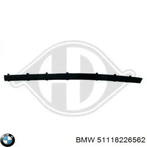 Placa sobreposta direita do pára-choque dianteiro BMW 51118226562 preço, a partir de 13,44 USD