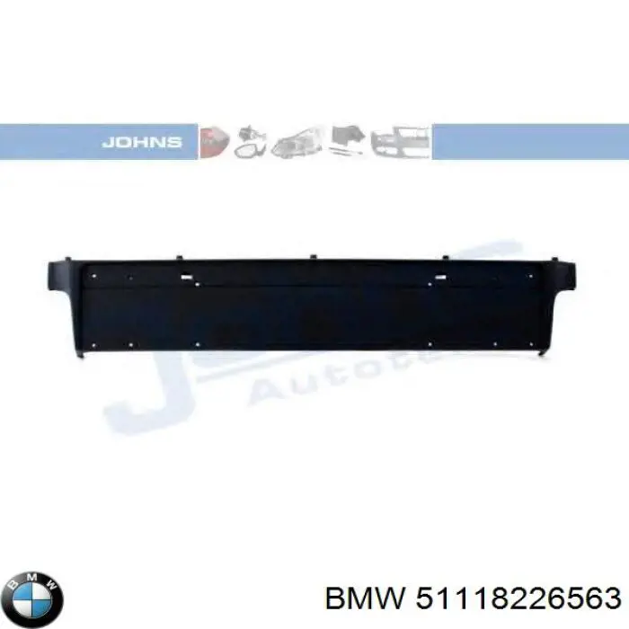 Compre 51118226563 BMW Painel de fixação de matrícula dianteira