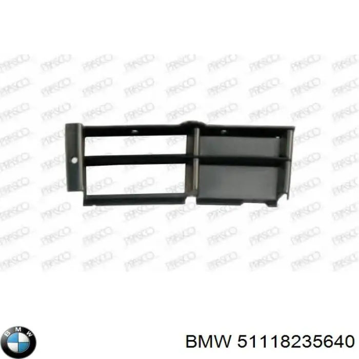 Grelha direita do pára-choque dianteiro BMW 51118235640 preço, a partir de 38,48 USD