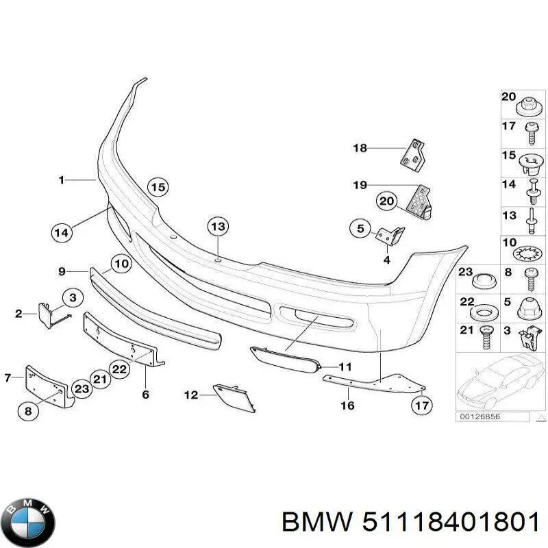 Consola do pára-choque dianteiro esquerdo BMW 51118401801 preço, a partir de 32,08 USD