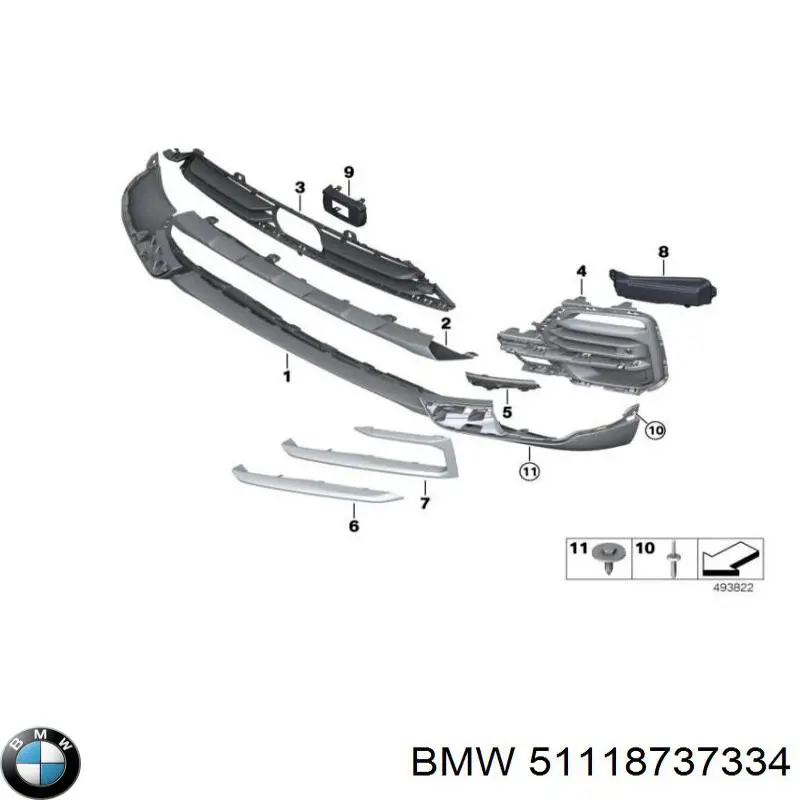  BMW 51118737334 preço, a partir de 51,83 USD