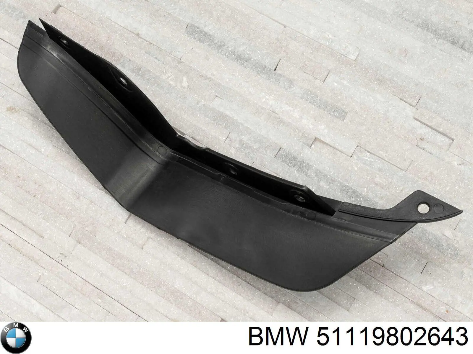 Compre 51119802643 BMW Spoiler esquerdo do pára-choque dianteiro