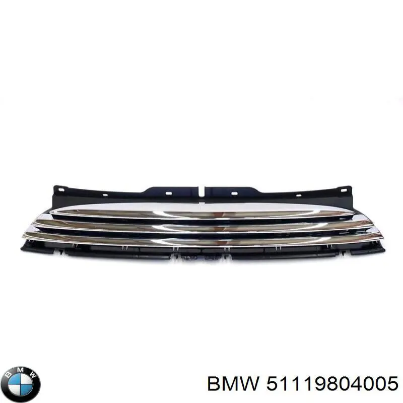 Compre 51119804005 BMW Grelha central do pára-choque dianteiro