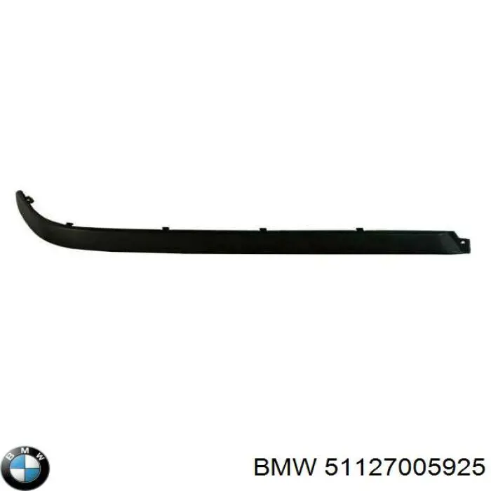 Compre 51127005925 BMW Moldura esquerda do pára-choque traseiro