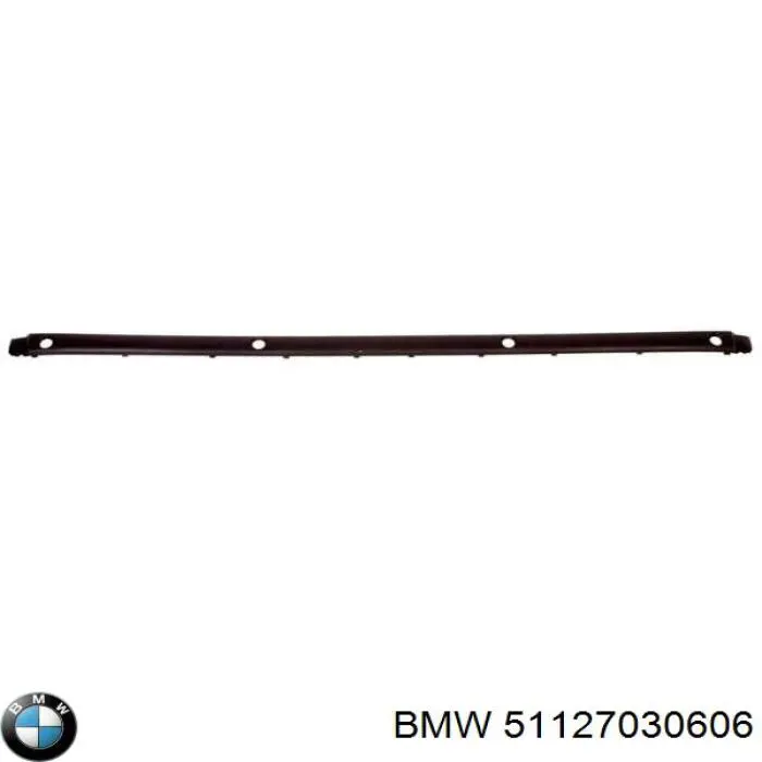 51127030606 BMW Placa sobreposta do pára-choque traseiro