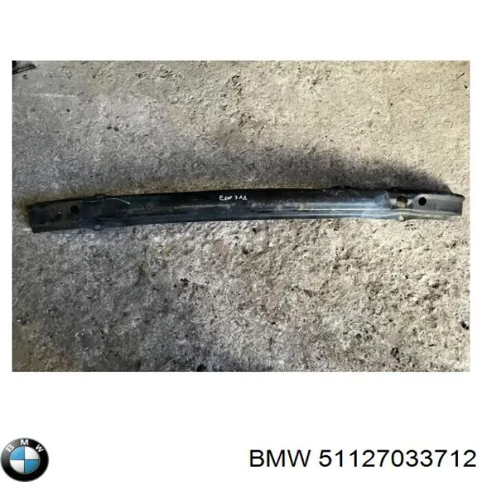 51127033712 BMW Reforçador do pára-choque traseiro