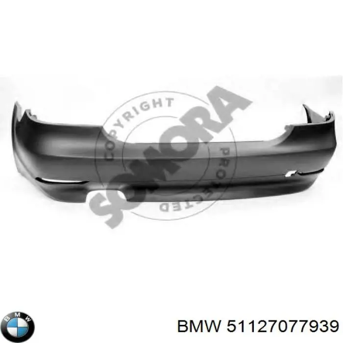 Compre 51127077939 BMW Pára-choque traseiro