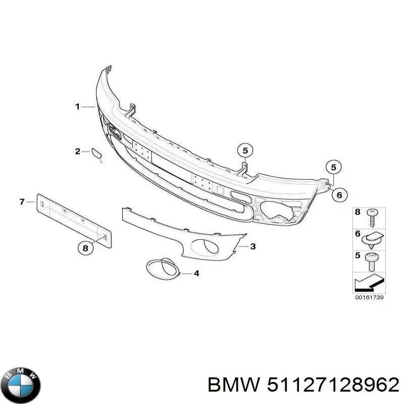 Pára-choque traseiro BMW 51127128962 preço, a partir de 403,51 USD
