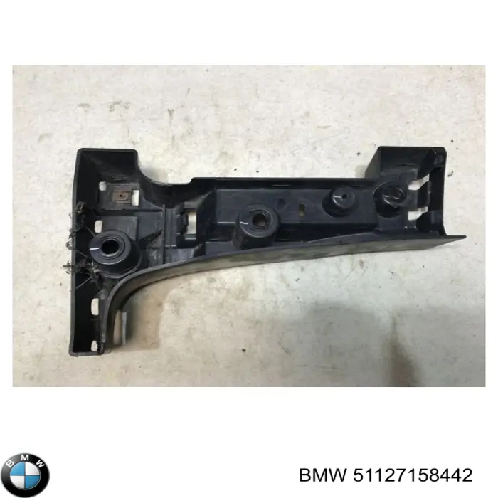 51127158442 BMW Consola direita do pára-choque traseiro