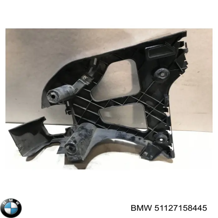 51127158445 BMW Consola esquerda do pára-choque traseiro externo