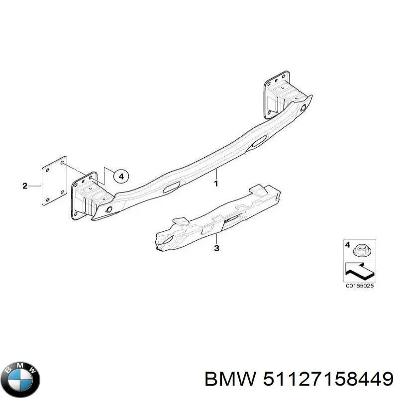 Reforçador do pára-choque traseiro BMW 51127158449 preço, a partir de 185,58 USD