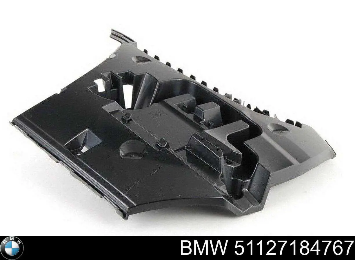 51127184767 BMW Consola esquerda do pára-choque traseiro
