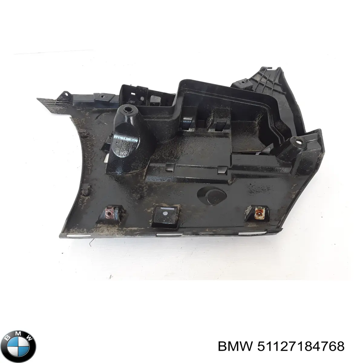 51127184768 BMW Consola direita do pára-choque traseiro