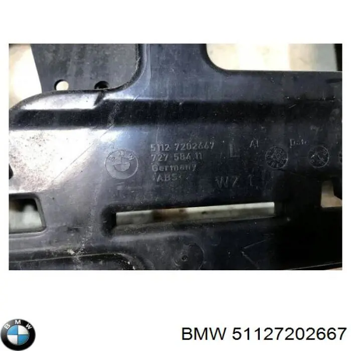 Compre 51127202667 BMW Guia esquerda do pára-choque traseiro