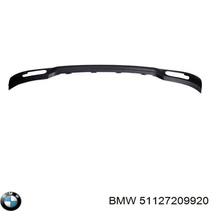51127209920 BMW Placa sobreposta do pára-choque traseiro