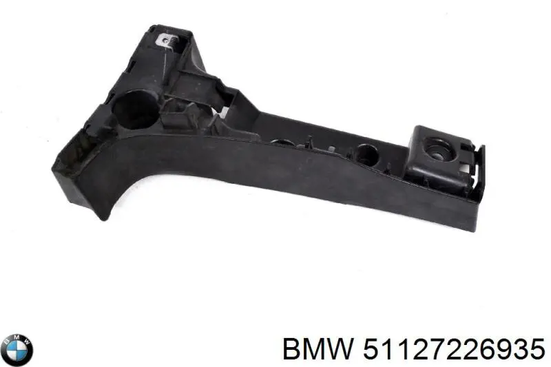 Compre 51127226935 BMW Consola esquerda do pára-choque traseiro